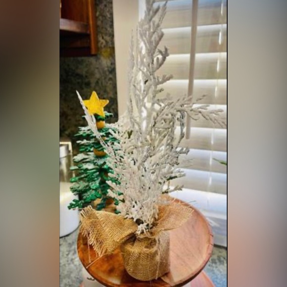 *Frosty Artificial Cedar Tree, 10” - Picture 4 of 6